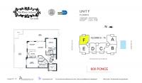 Unit 6F floor plan